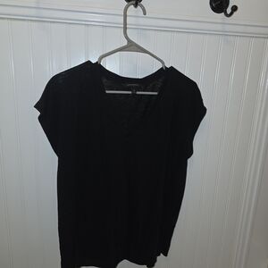 Banana Republic Black Short Sleeve Top
